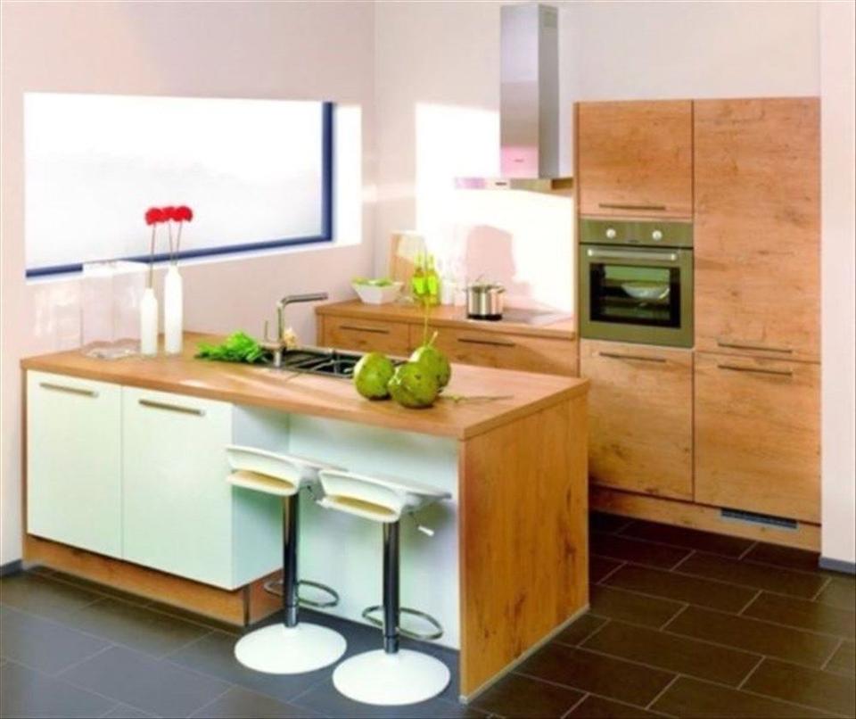 Neue Einbauküche ❌ Küchenblock Kastell Eiche ❌ Insel Küche NEU OK