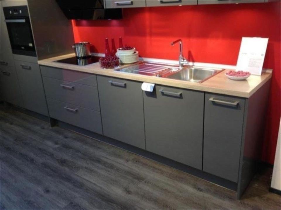 ❌Neue Küche ❌ Küchenzeile Front grau❌ Einbauküche Küchenblock Q17 - Bild 8