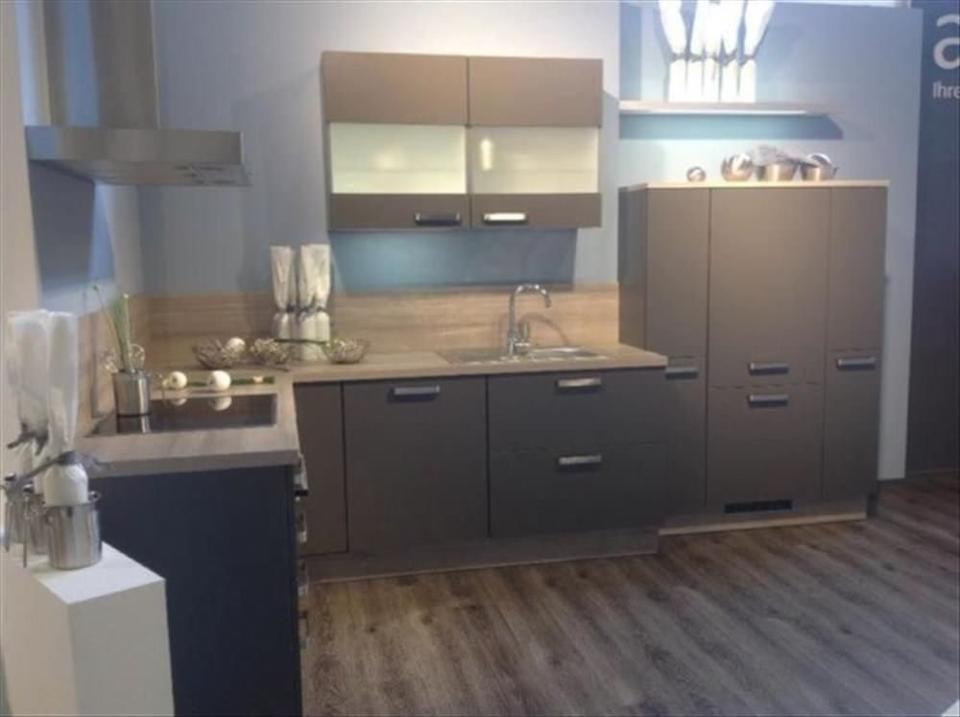 ❎ L-Form Küche NEU ❎ Steingrau & Wildeiche ❎ individuell planbar