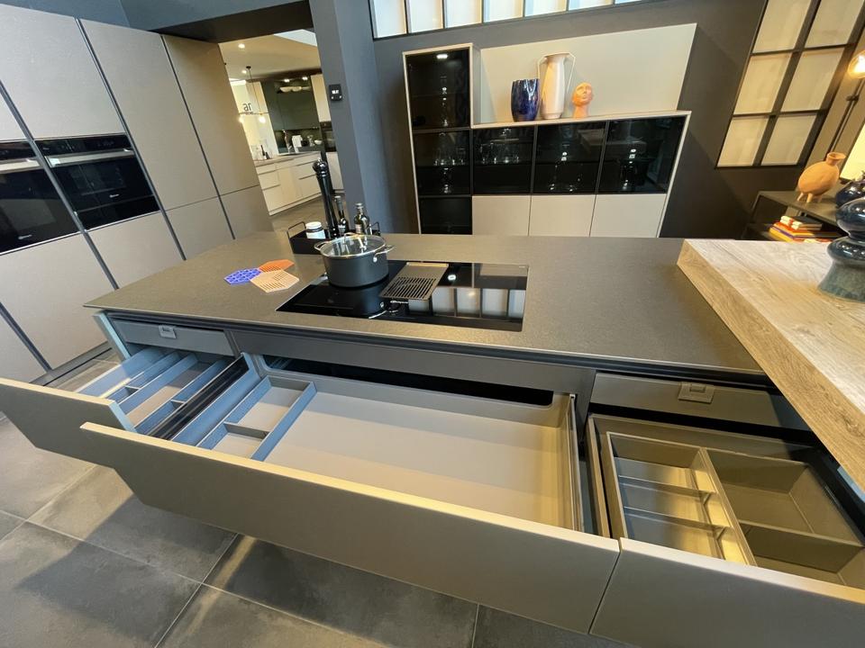 ❌Inselküche Matt-Grau ❌ Grifflos ❌ Einbauküche ❌Küche Neu planbar - Bild 5