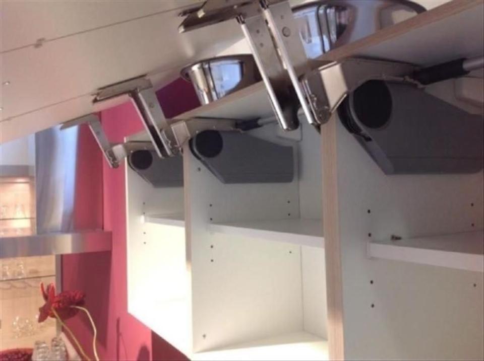 L-Form Küche ❌weiß mit Akazie ❌Einbauküche NEU 44 - Bild 18