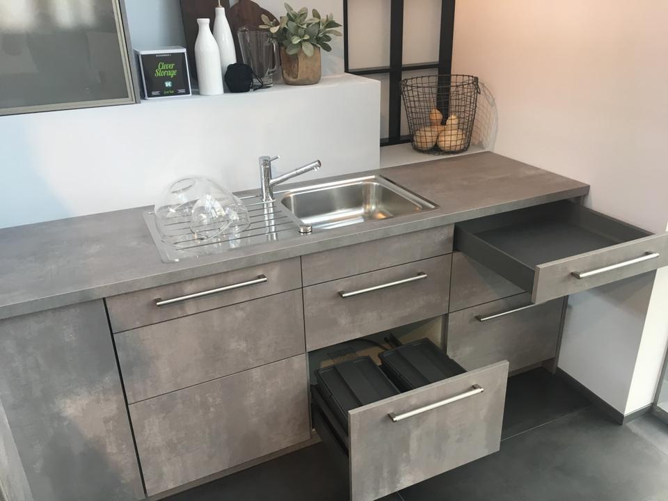 NEUE Einbauküche ❌ L-Form Küche ❌ Beton grau ❌individuell planbar - Bild 12