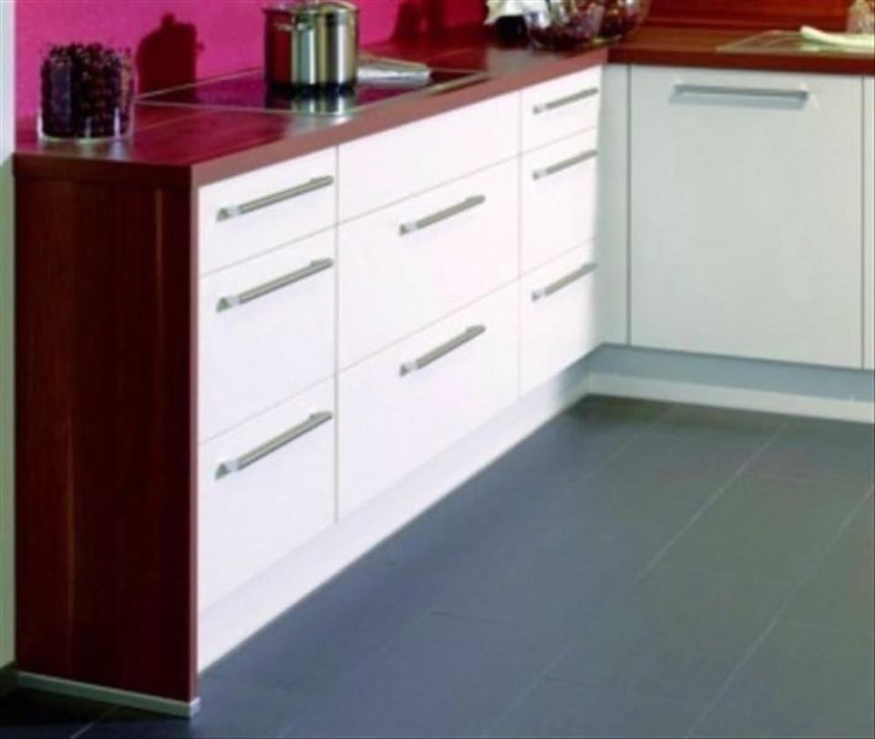 ❌Winkelküche❌Einbauküche L-form Weiß-Nußbaum❌individuell planbar❌ - Bild 6