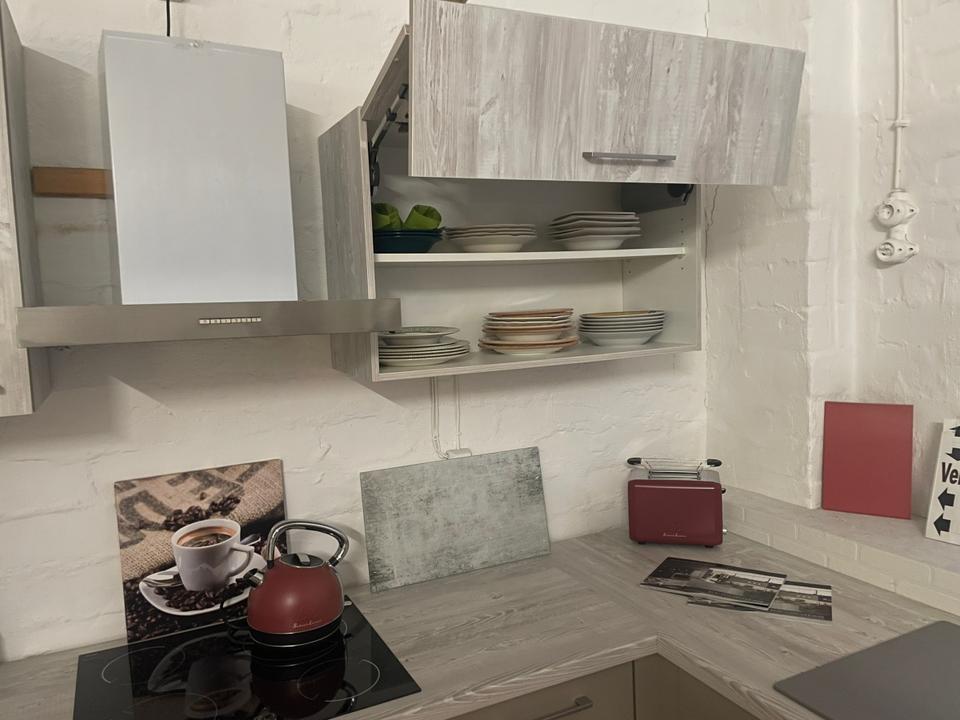 NEUE Einbauküche L-Form Küche in modern grau  275x185 individuell - Bild 8