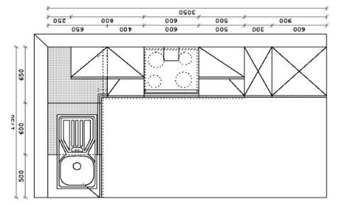 Neue Küche in L-Form Einbauküche  Größen frei planbar 300 Farben Maße: 325 cm x 265 cm - Bild 2