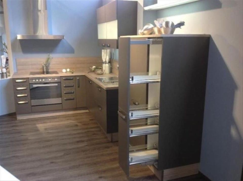 ❎ L-Form Küche NEU ❎ Steingrau & Wildeiche ❎ individuell planbar - Bild 6