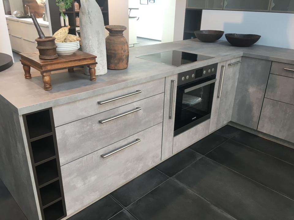 NEUE Einbauküche ❌ L-Form Küche ❌ Beton grau ❌individuell planbar - Bild 2