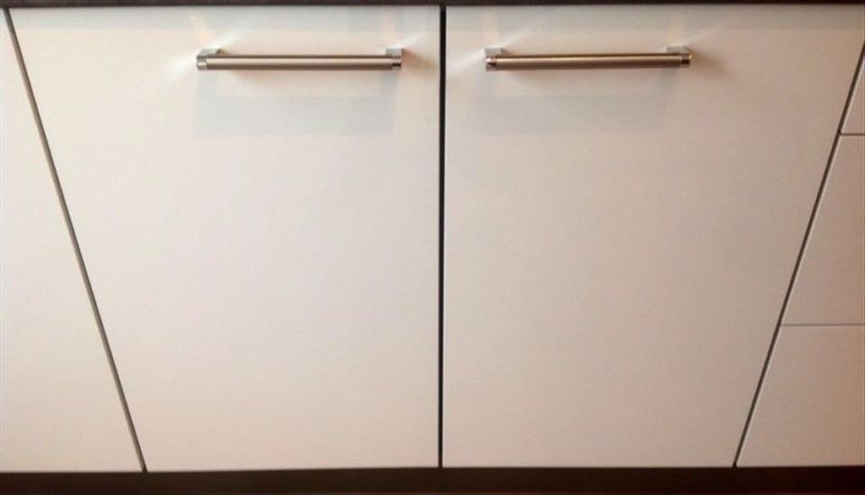 ❌4,80m Einbauküche❌Hochglanz Rot-Weiß❌Mit Wallnuss-Arbeitsplatte❌ - Bild 7