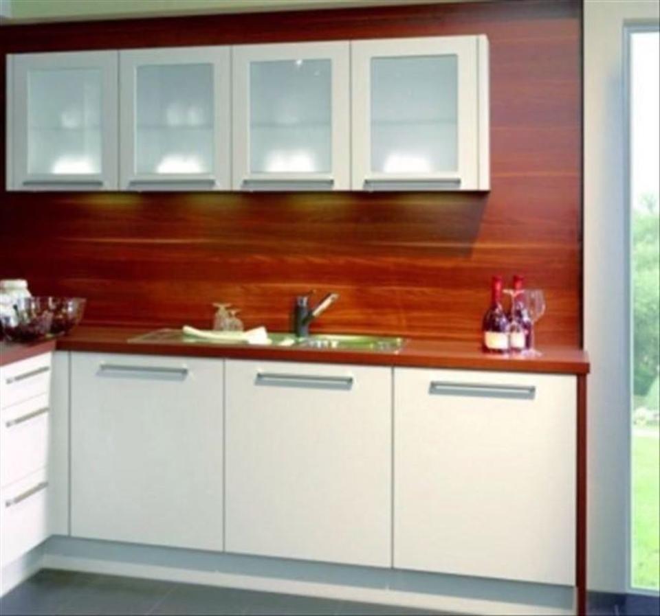 ❌Winkelküche❌Einbauküche L-form Weiß-Nußbaum❌individuell planbar❌ - Bild 4