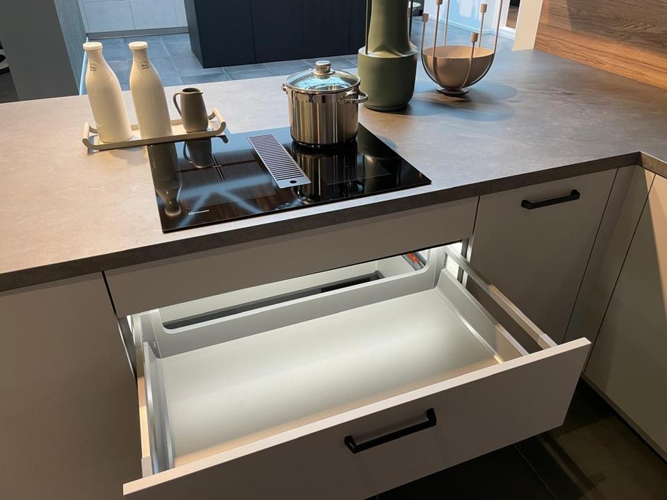 ❌L-Form Küche❌Eiche & Graphit❌ Echtlack Hochglanz❌ freie Farbwahl - Bild 12