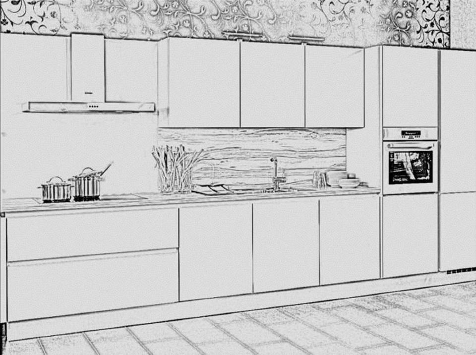 Neu hochwertige Komplett Einbauküche mit Geschirrspüler Grifflos - Bild 2