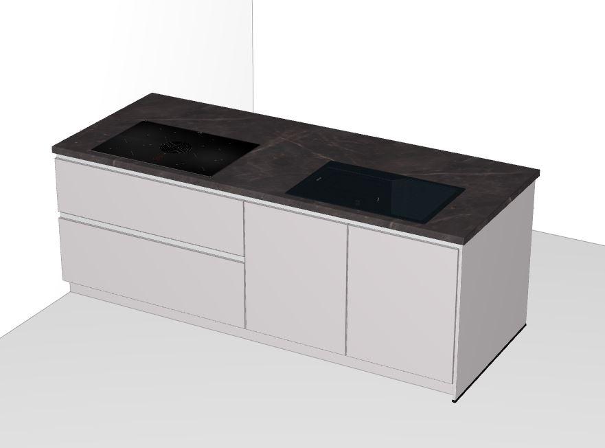 ❌Inselküche Matt-Grau ❌ Grifflos ❌ Einbauküche ❌Küche Neu planbar - Bild 10