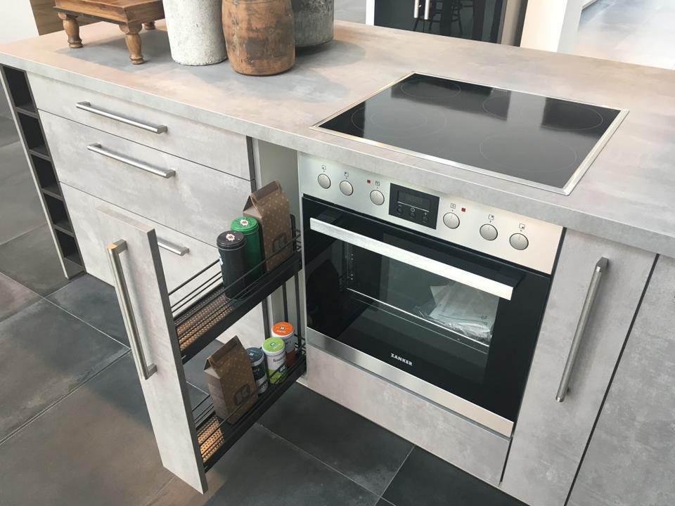 NEUE Einbauküche ❌ L-Form Küche ❌ Beton grau ❌individuell planbar - Bild 4