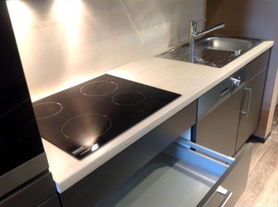 Einbauküche ❌Zeilen Küche 310 cm❌ Linusgrau - Bild 5