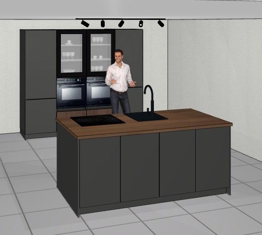 ❌Inselküche grifflos❌Kücheninsel individuell planbar❌300 Farben - Bild 4