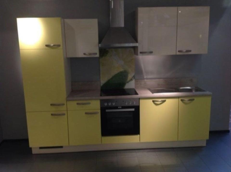 Neue Küche Hochglanz Echt Lack kompl  Küchenzeile Einbauküche ÄÄÄ