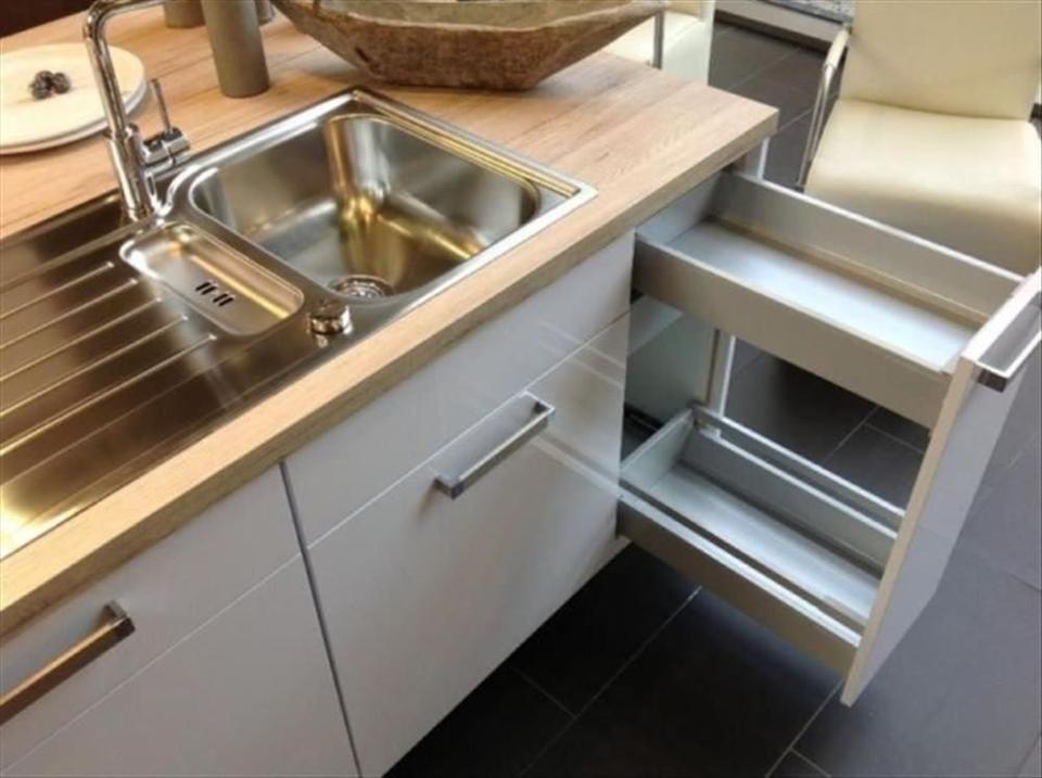 Neue Einbauküche Küche Q05 Küchenzeile Küchenblock weiß Hochglanz - Bild 10