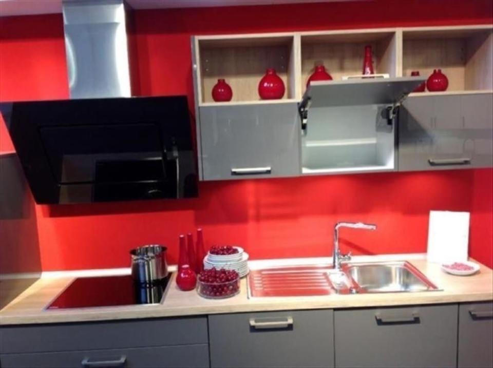 ❌Neue Küche ❌ Küchenzeile Front grau❌ Einbauküche Küchenblock Q17 - Bild 6