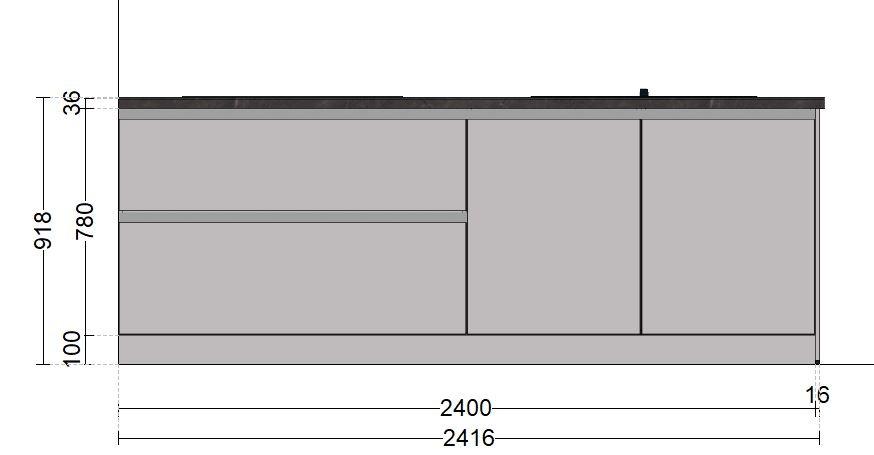 ❌Inselküche Matt-Grau ❌ Grifflos ❌ Einbauküche ❌Küche Neu planbar - Bild 12