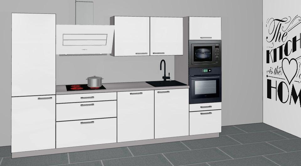 310 cm KÜCHE Küchenblock Küchenzeile nach Wunsch in 6 Wochen