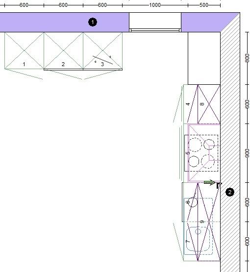 ❌Einbauküche ❌Küchenzeile ❌ ❌ 4,5 m ❌ Farbe wählbar ❌ NEU ❌ - Bild 3